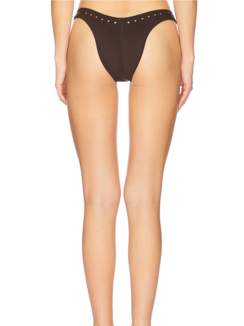BNWT GIGI C Alice Bikini Top and Jaclyn Bikini Bottom Set in Chocolate - Picture 2 of 2